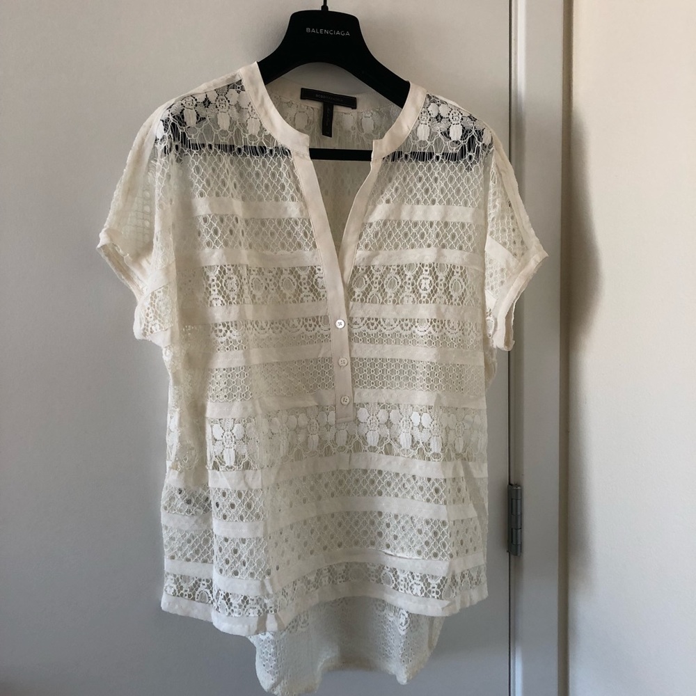 Lace top by BCBG Maxazria